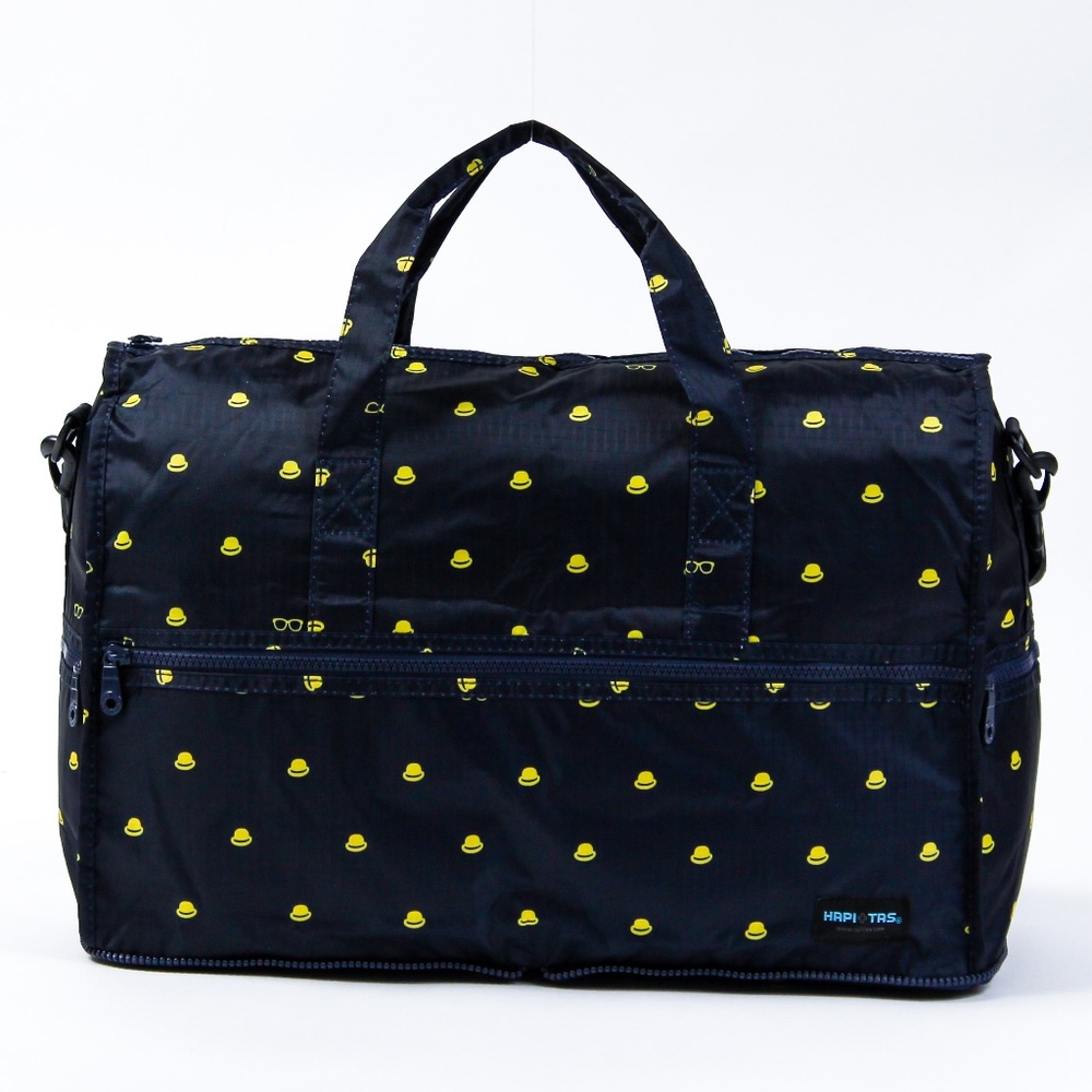 *NWT* Japanese brand Hapitas - Boston Duffle Bag - Mini hats and glasses print